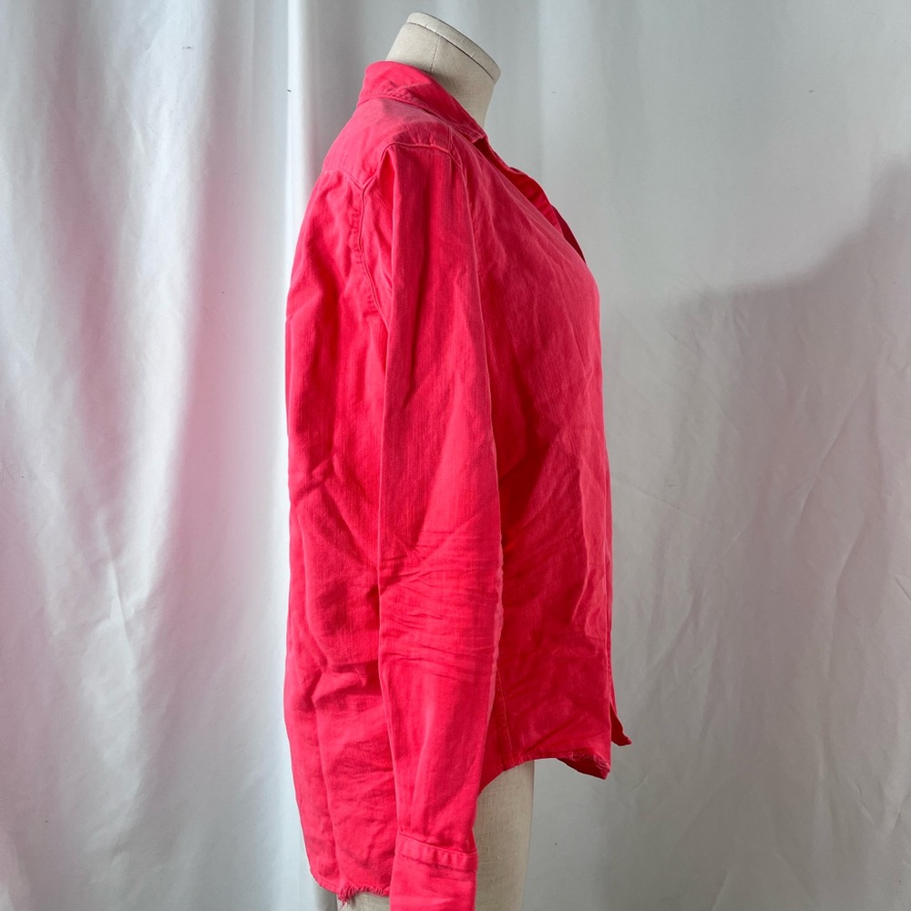 Frank & Eileen ‘Eileen’ bright pink button down - Picture 2 of 5
